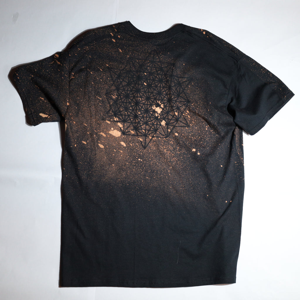 Sacred Geometry Designed T-shirt 19 of 50 LARGE (Tetrahedrons 64 Star)