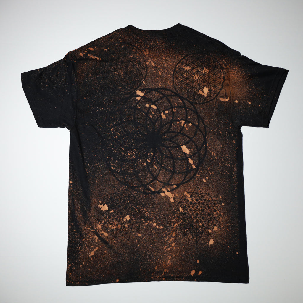sacred Geometry print Designed T-shirt 1 of 50 MEDIUM (Seed of life)