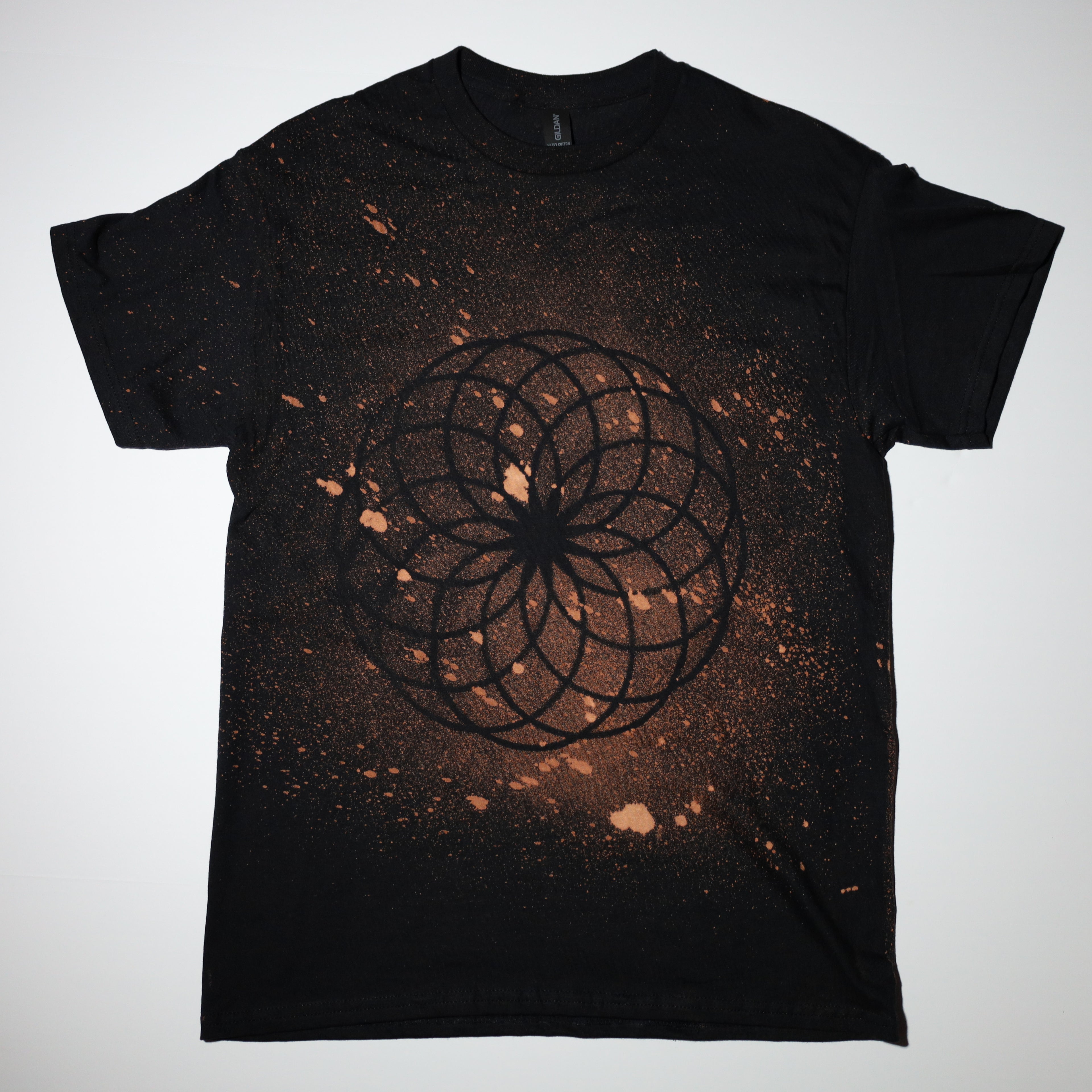sacred Geometry print Designed T-shirt 1 of 50 MEDIUM (Seed of life)