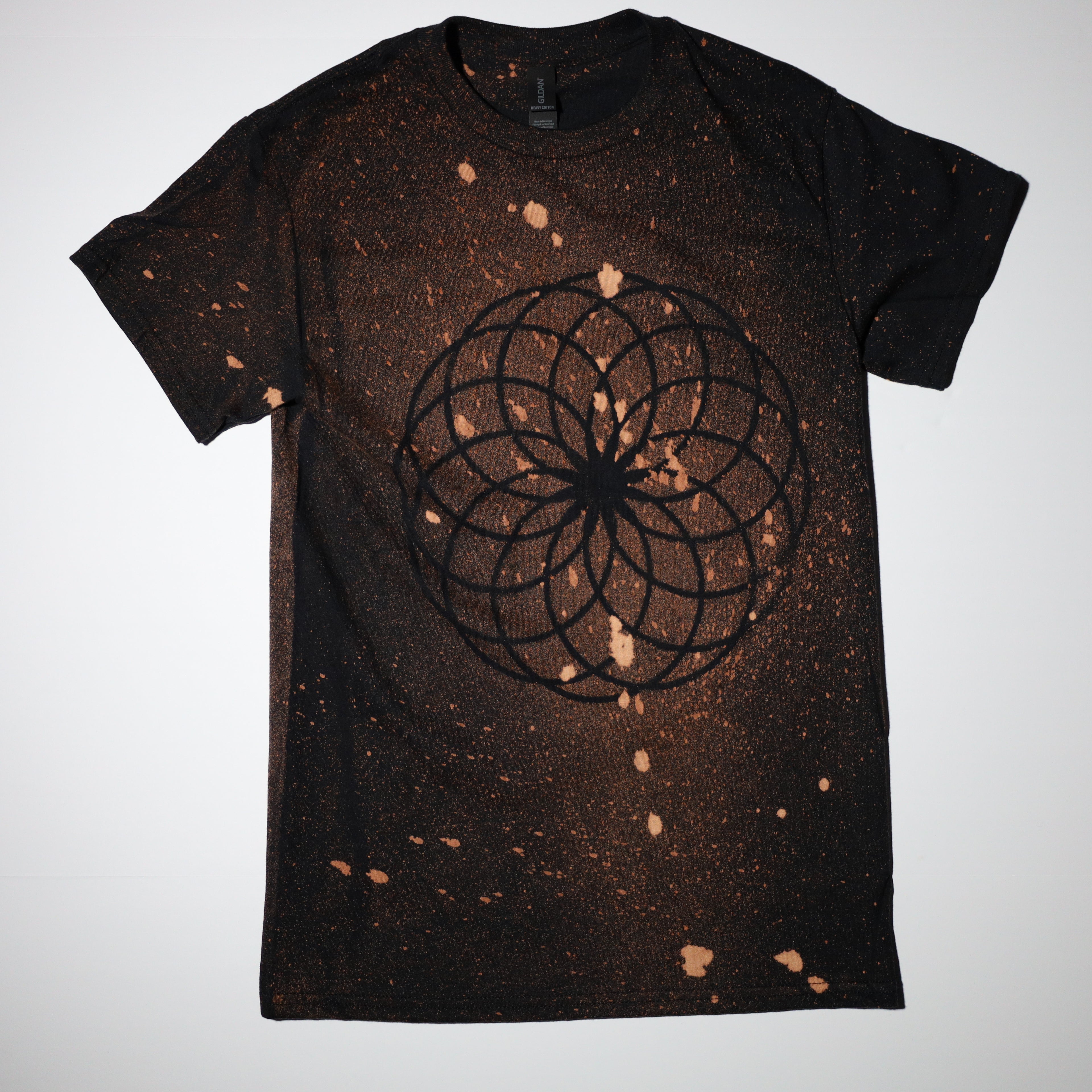 Sacred Geometry Designed T-shirt 4 of 50 SMALL (Seed Of Life)