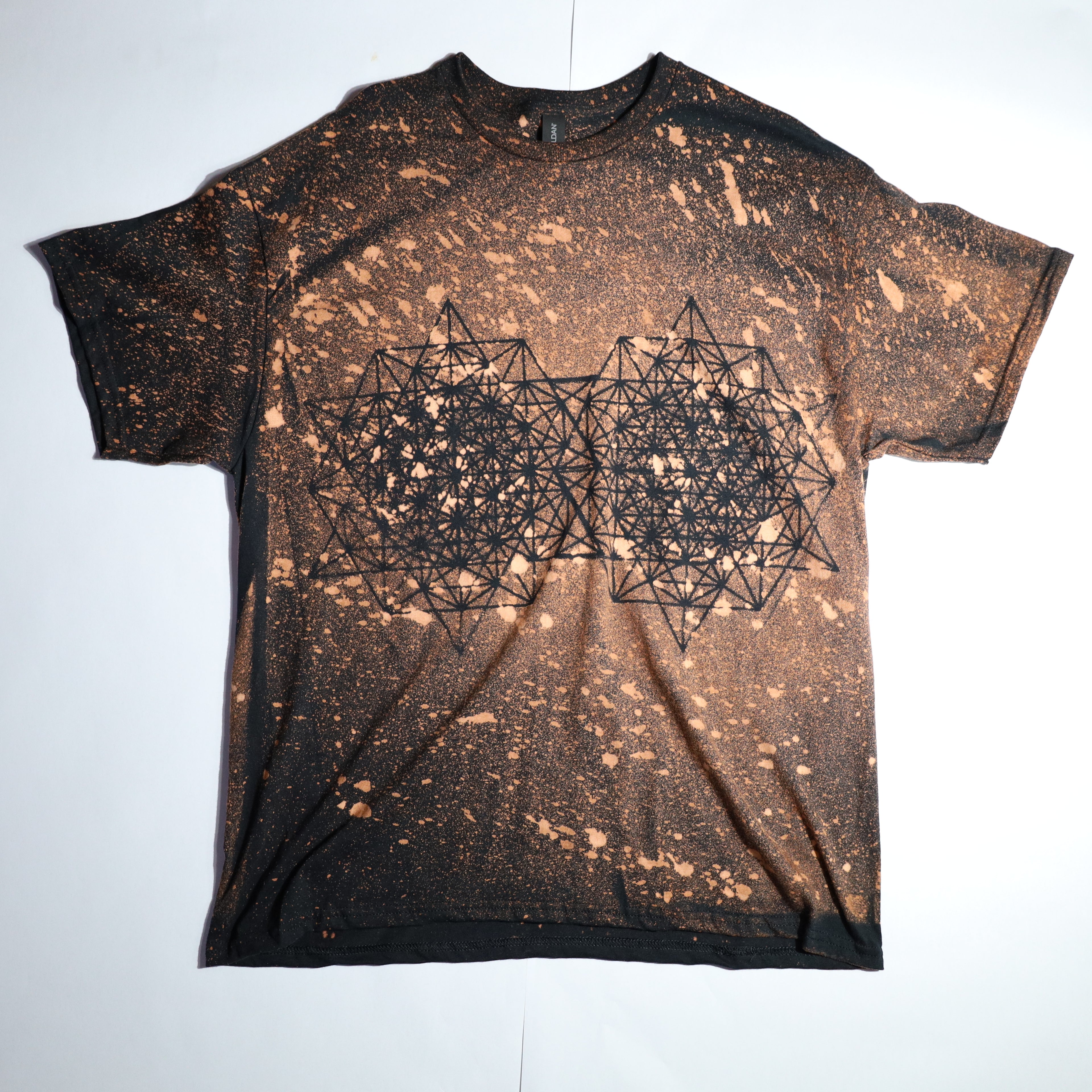 Sacred Geometry Designed Shirt 24 of 50 (Tetrahedron 64 Star) XL