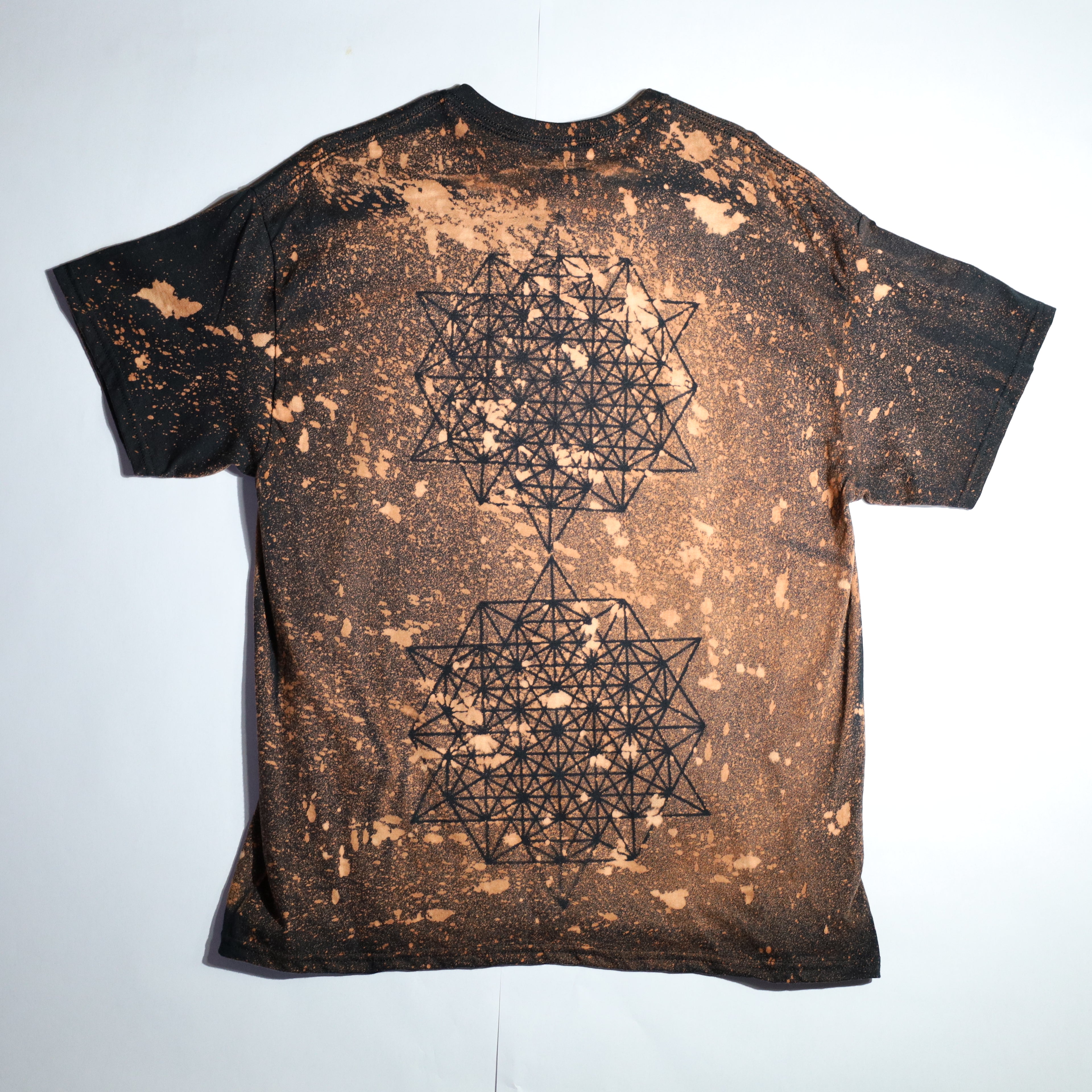 Sacred Geometry Designed Shirt 24 of 50 (Tetrahedron 64 Star) XL