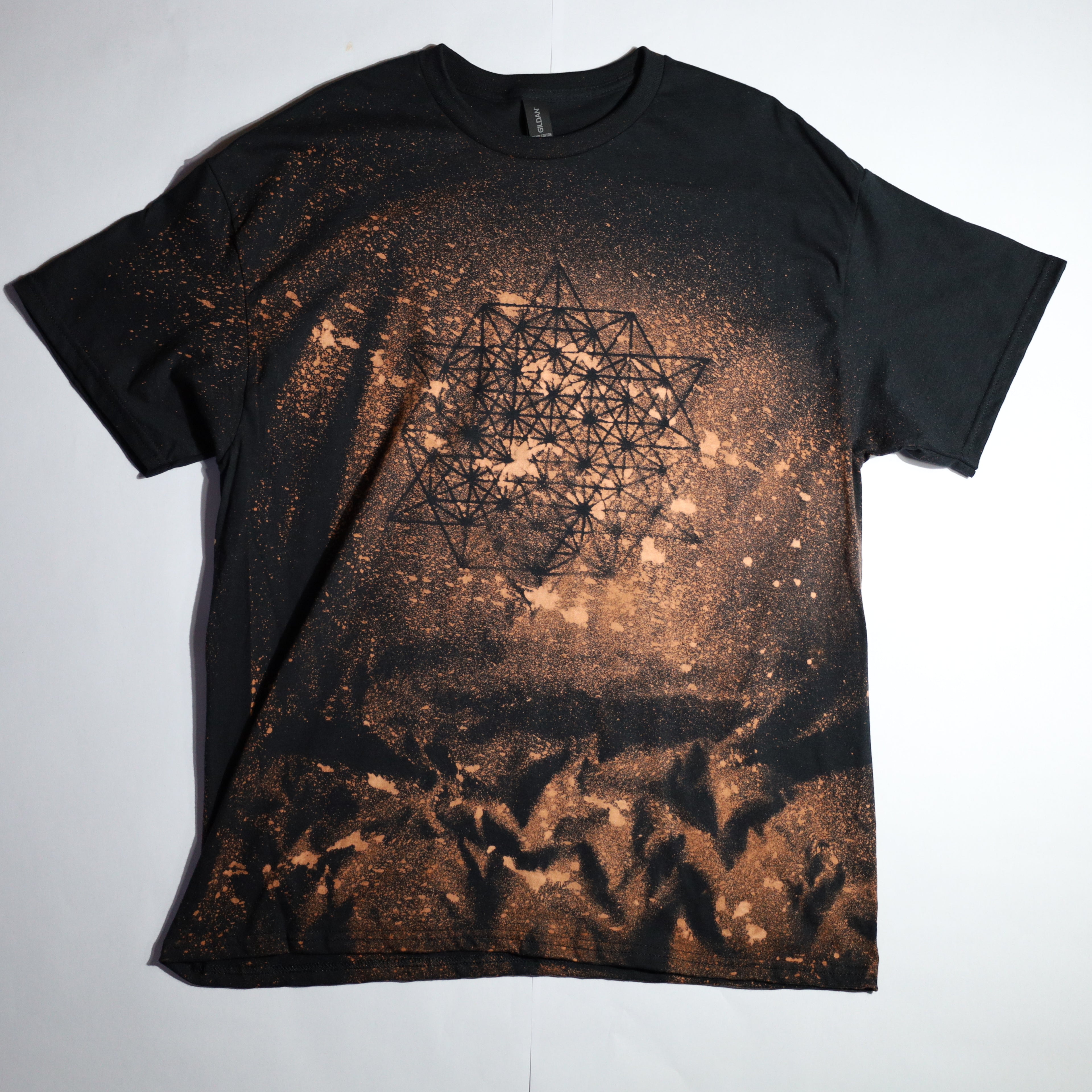 Sacred Geometry Shirt 26 of 50 (Tetrahedron 64 Star) Extra Large